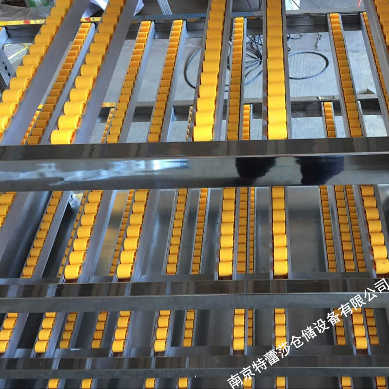 滾輪式貨架(圖2) 滾輪貨架